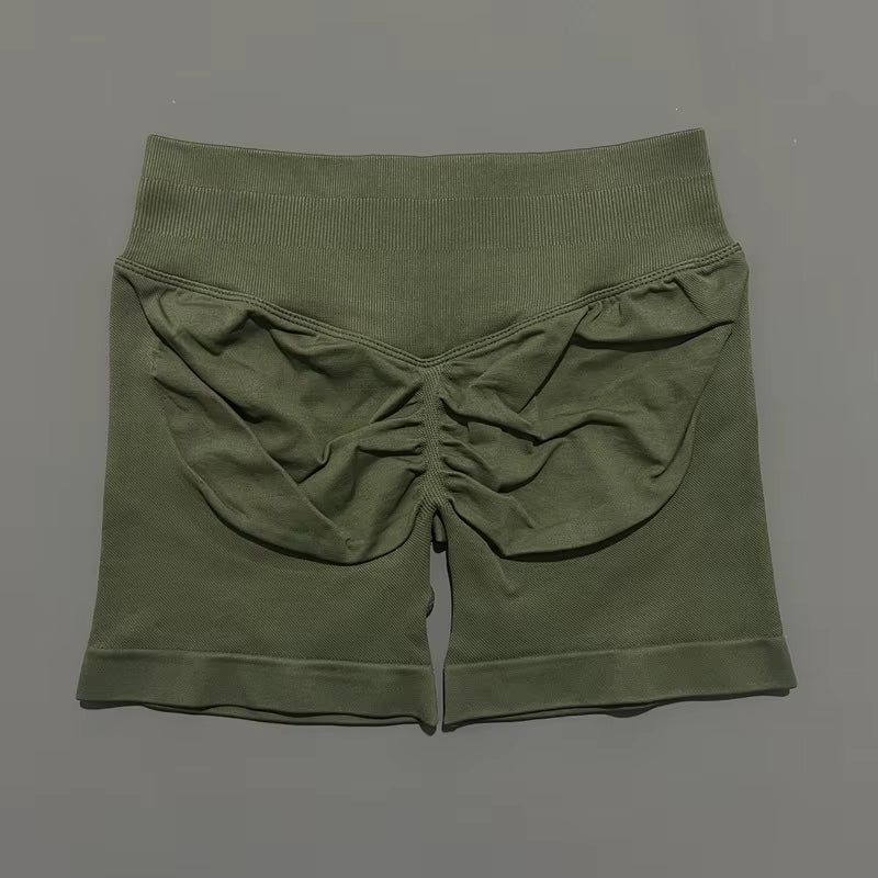 Impact Gym Shorts Women Sports Shorts Scrunch Butt Fitness Biker Short Workout Yoga Leggings Running Seamless Leggings